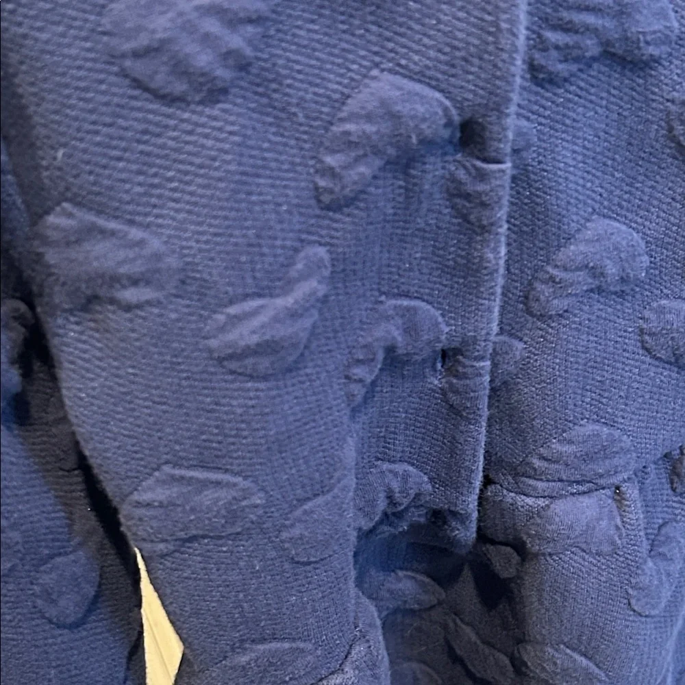 Carter's Deep Blue Heart Pattern Dress y.